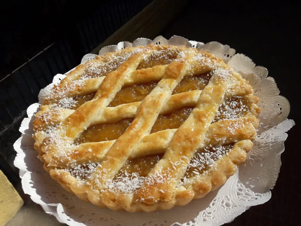 Pasta frola de batata o membrillo